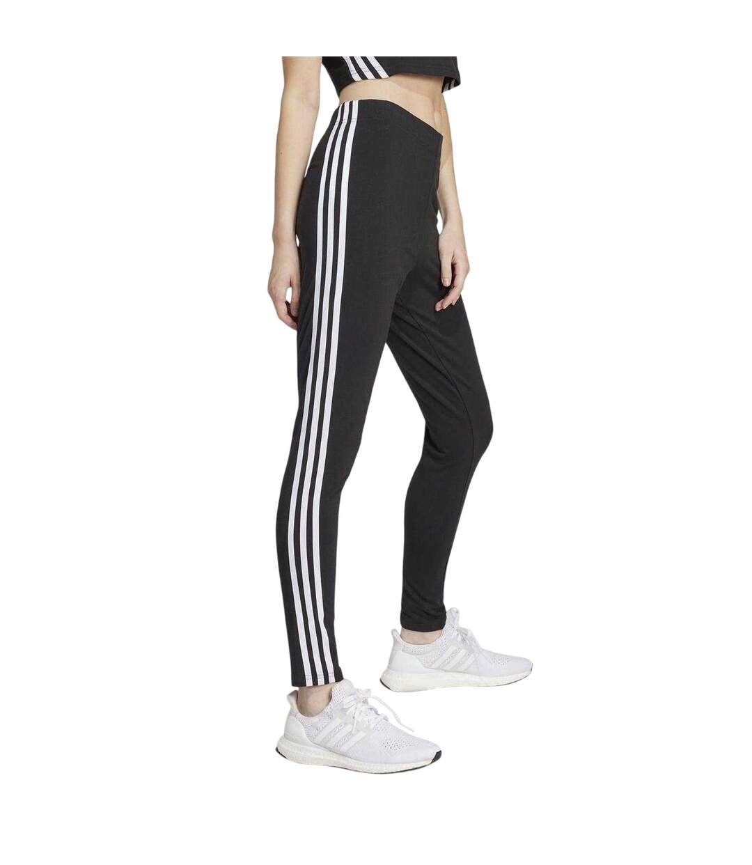 Legging Motif/style 3 Rayures Future Icons Femme Noir Adidas-4