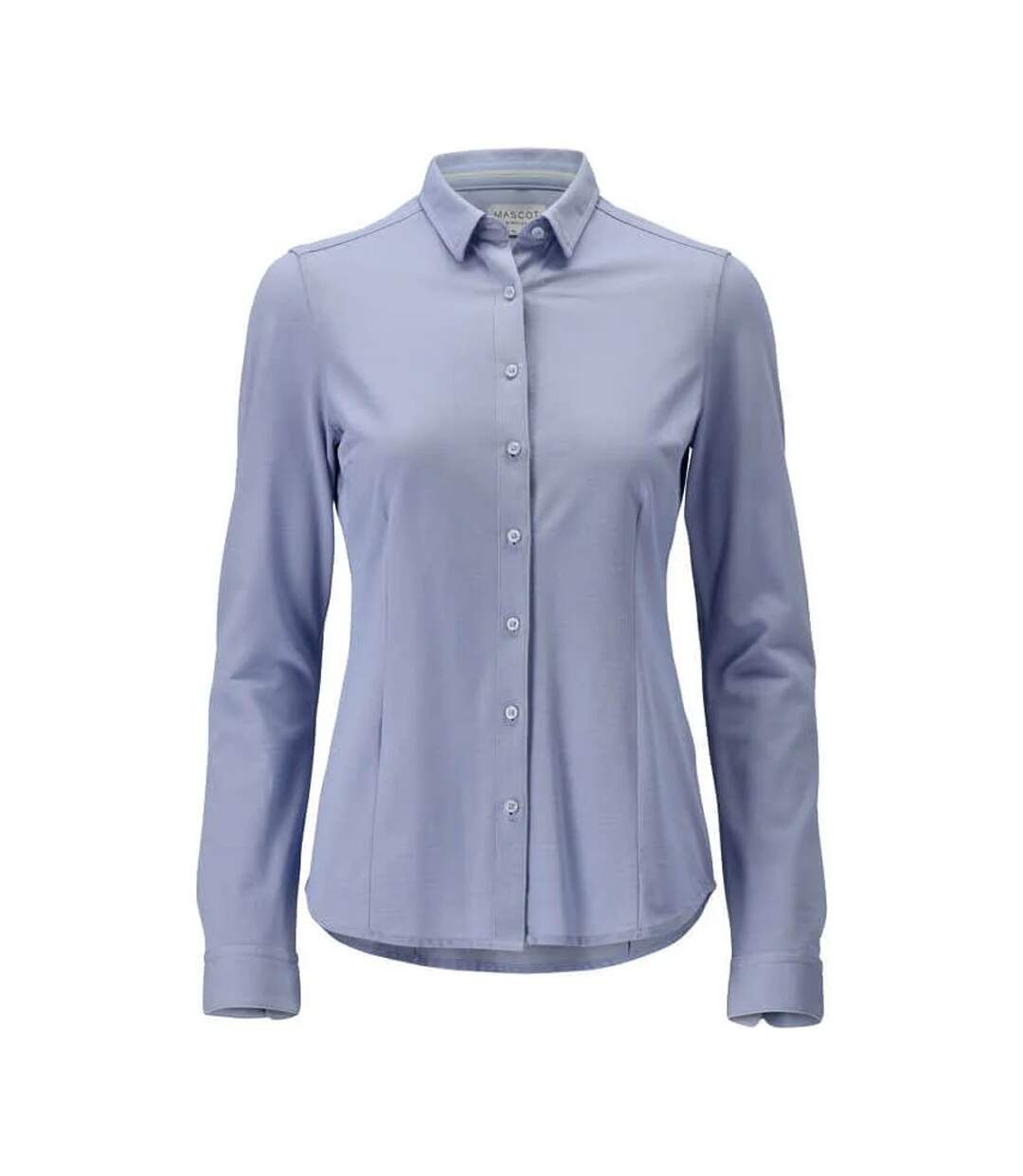 Womens/ladies Frontline Shirt Light Blue Mascot-1