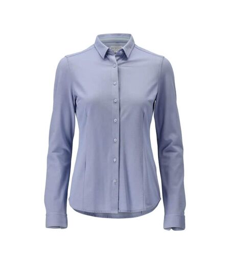 Womens/ladies Frontline Shirt Light Blue Mascot