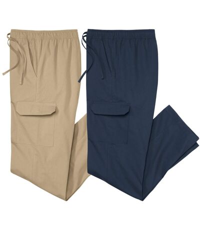 Lot de 2 Pantalons Détente Cargo