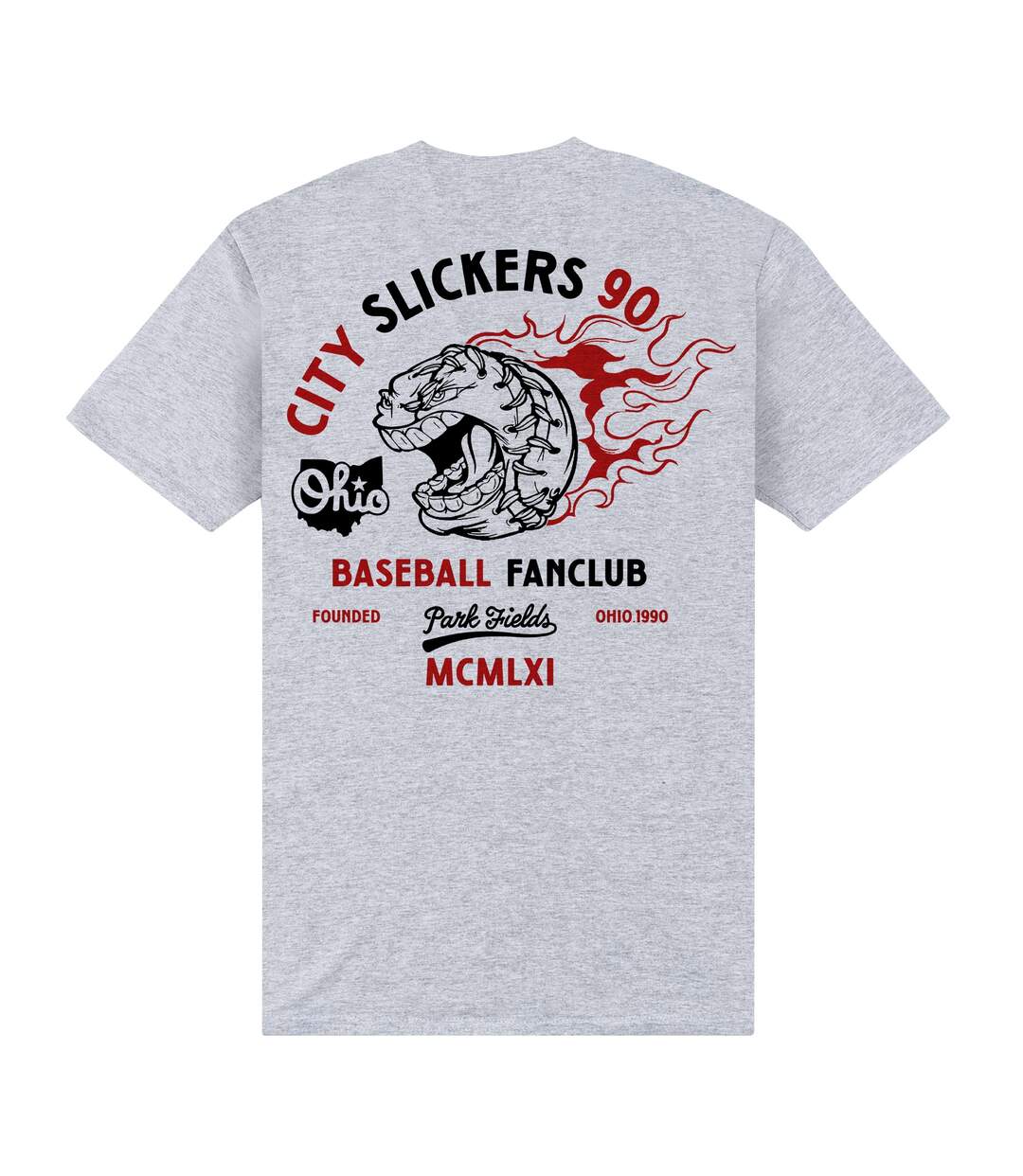 T-shirt city slickers adulte gris chiné Park Fields