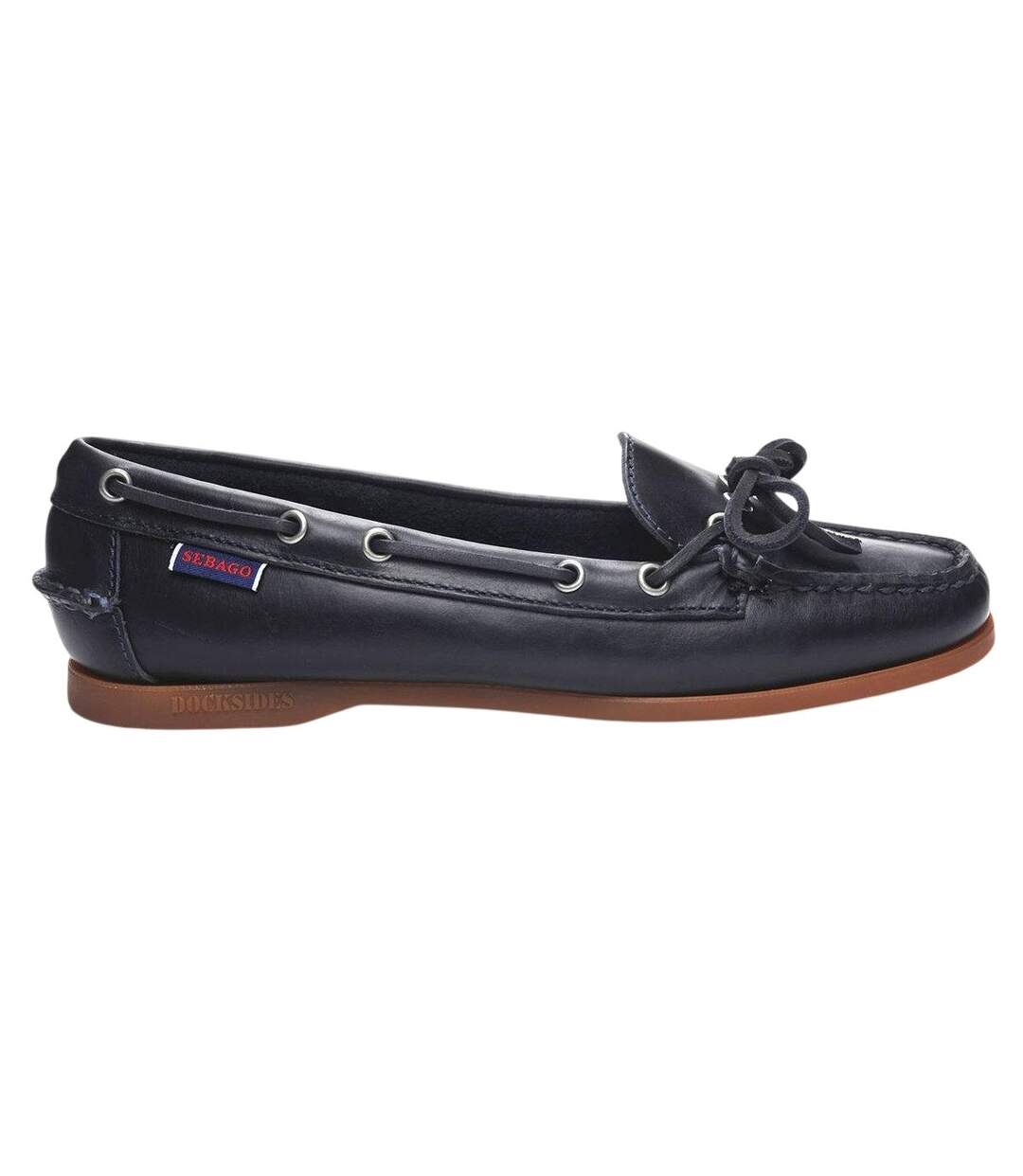 Bleu Marine Marron Pâle Sebago-1
