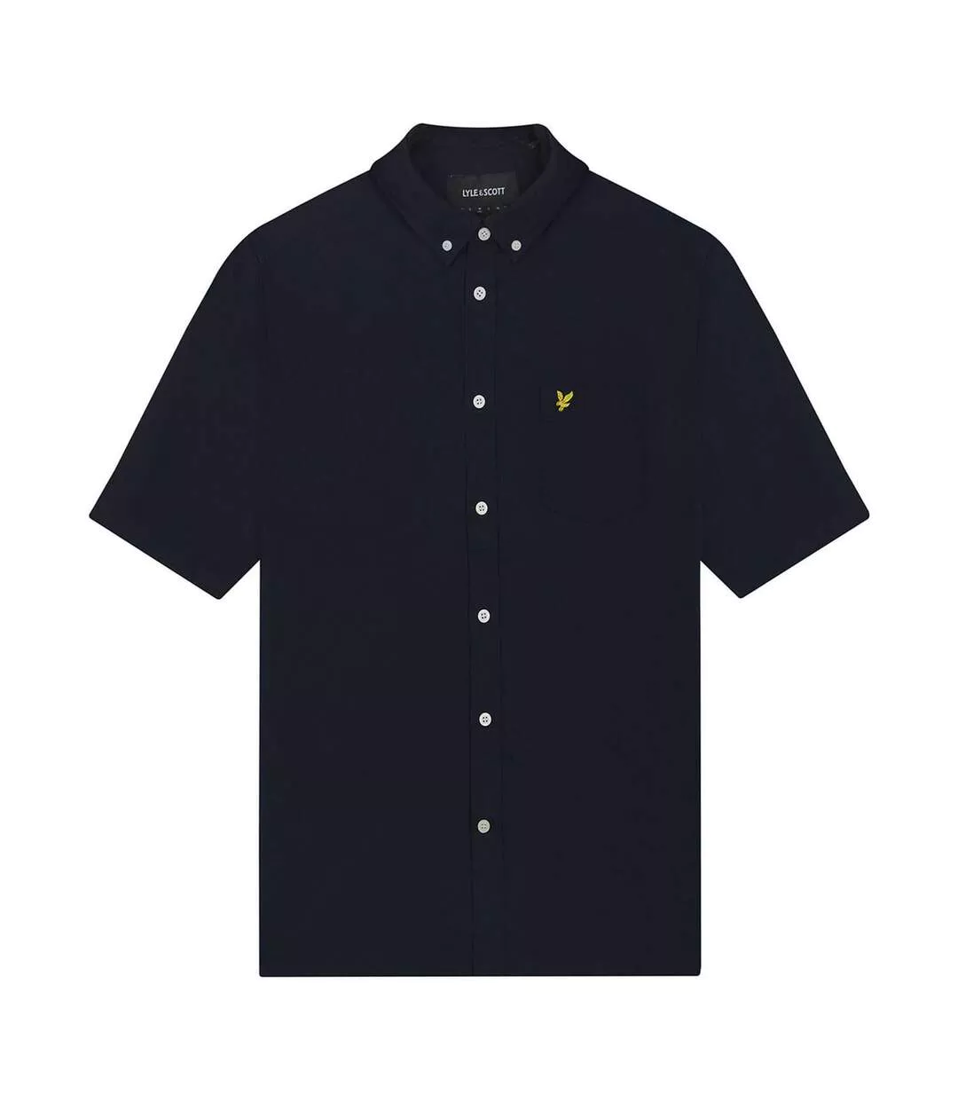 Chemise Manches Courtes Homme Bleu Marine Lyle & Scott-2