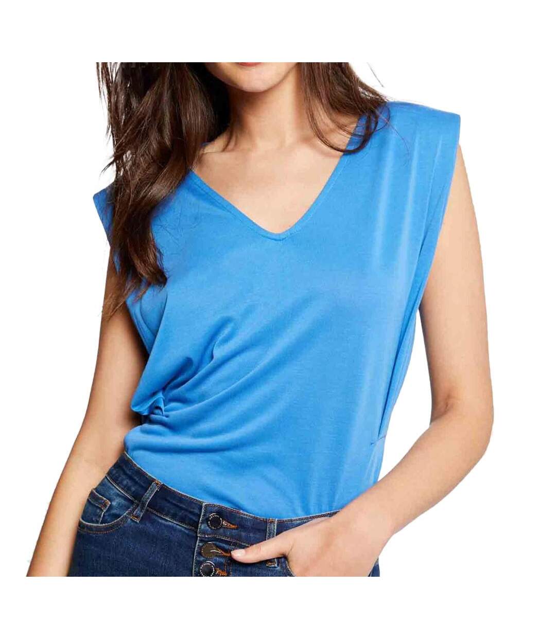 T-shirt Bleu Femme Morgan Dupro - L-1