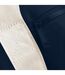 Petit Sac Polochon Taille Unique Bleu Marine Blanc Cassé Bagbase-3