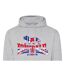 Mens Union Jack Logo Hoodie Grey Lonsdale-2