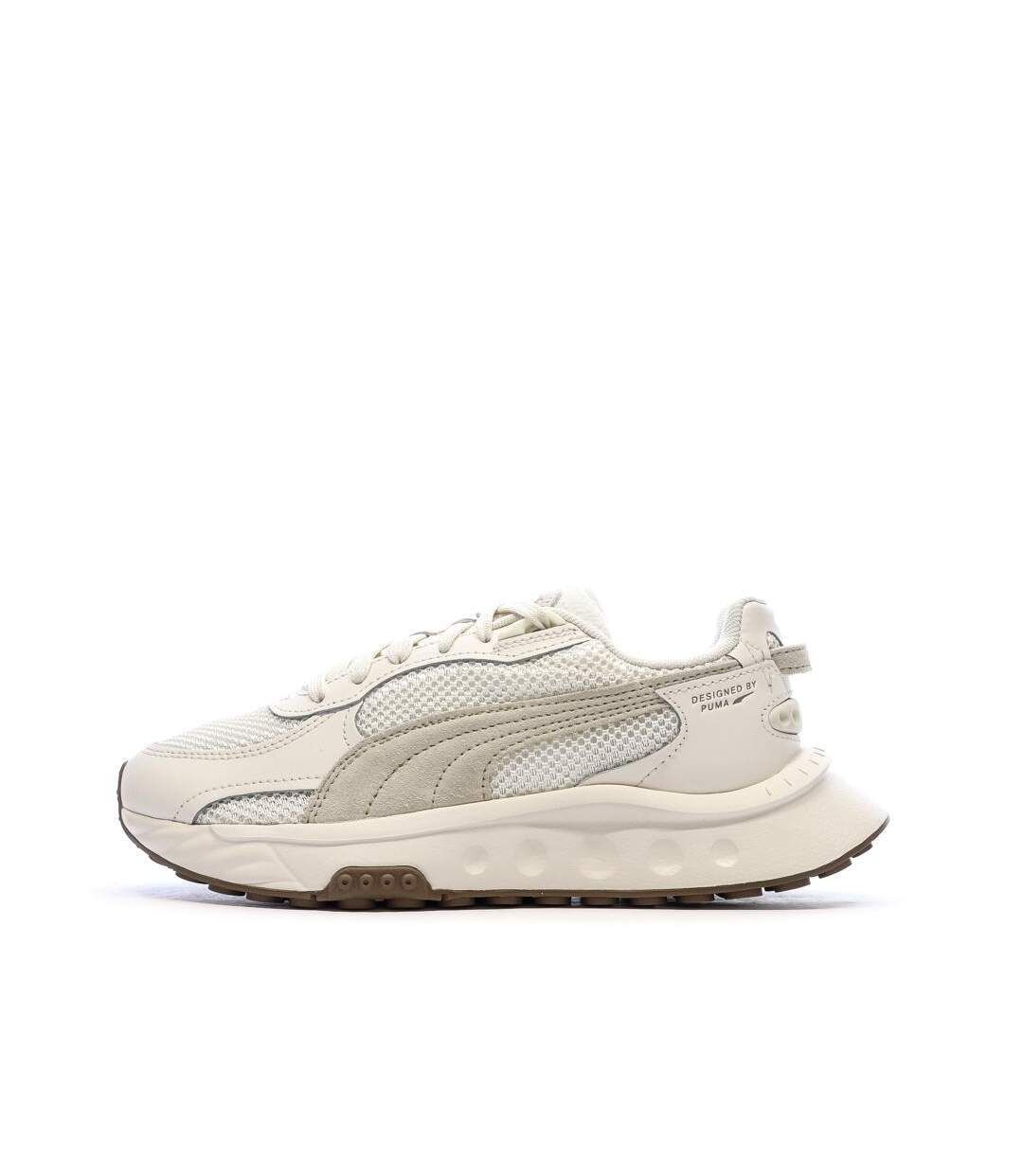 Chaussures de running beige femme puma wild rider futurism-1