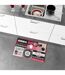 Tapis de Cuisine Digital Menu 50x80cm Rouge-4