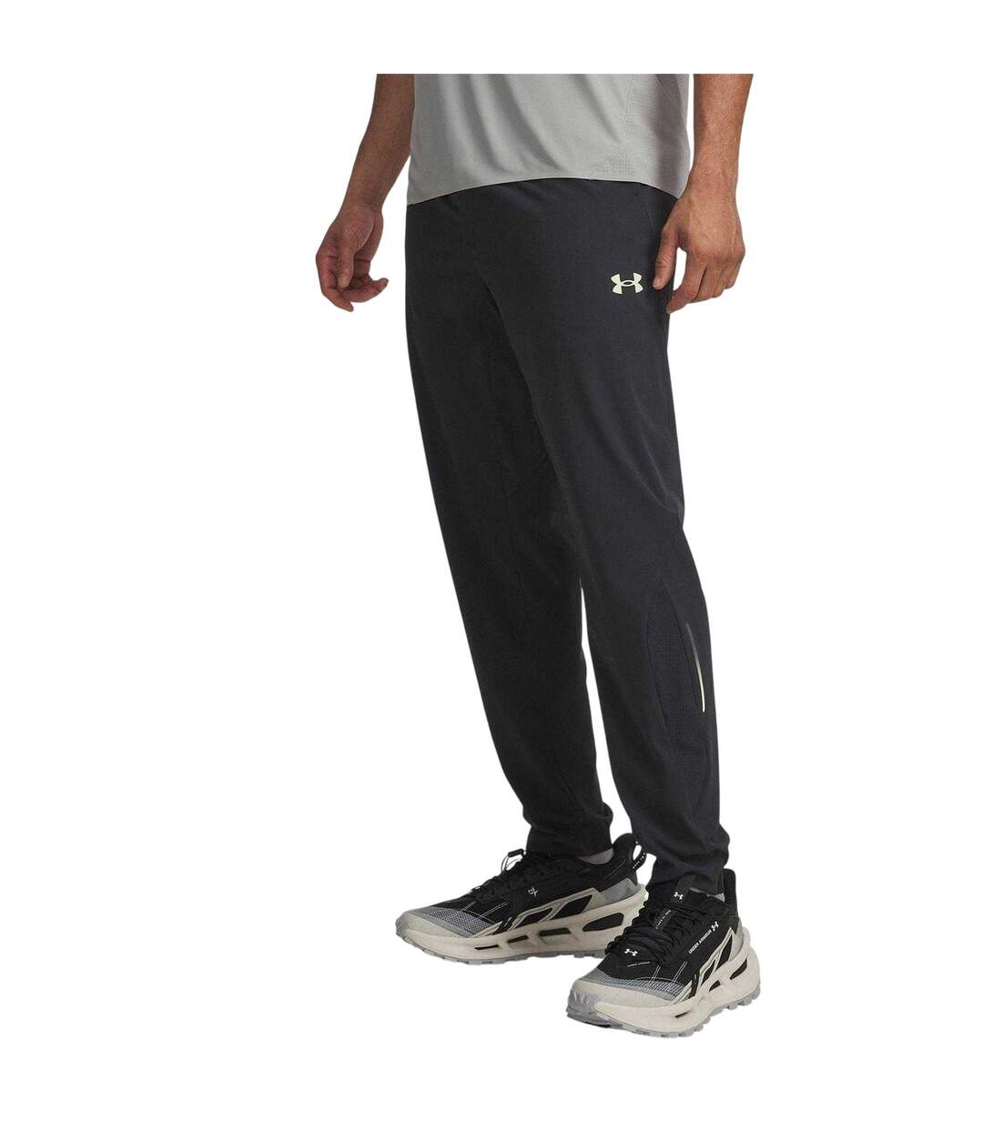 Pantalon De Survêtement Trail Run Homme Gris Vert Under Armour-2