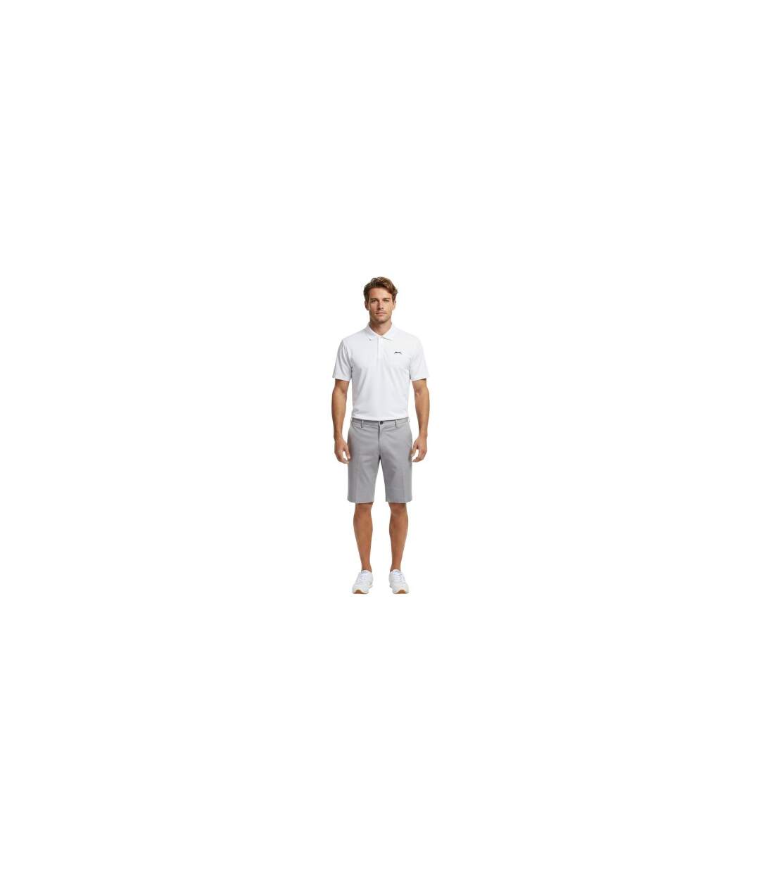 Polo Aero Homme Crème Slazenger-1