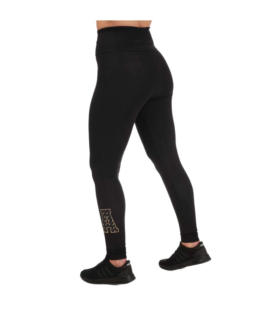 Legging all szn logomania femme noir Adidas-2