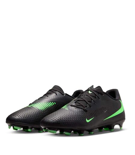 Mens Academy Firm Ground Football Boots Black Green Nike