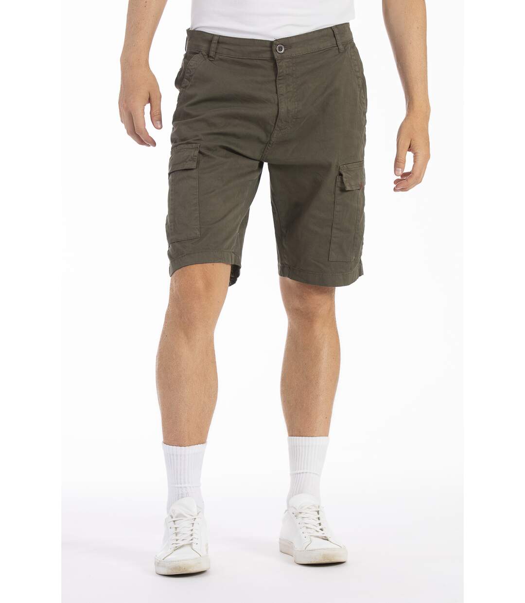 Bermuda coupe cargo stretch FRANKY-1