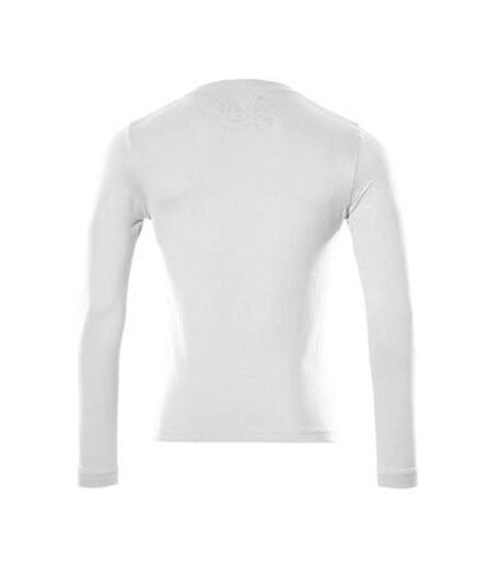 T-shirt Manches Longues Crossover Homme Blanc Mascot