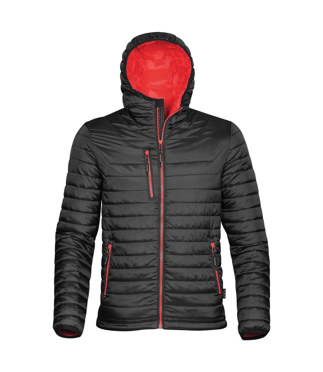 Veste technique doudoune homme - AFP-1 noir true red-2