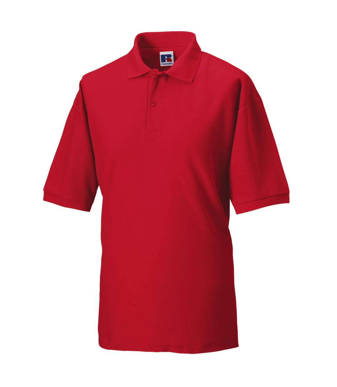 Polo À Manches Courtes Homme Rouge Russell-2