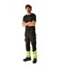 Pantalon De Travail Motif/style Haute-visibilité Homme Jaune Noir Regatta-1