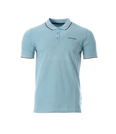 Polo Bleu Homme Teddy Smith Pasian 2 - S