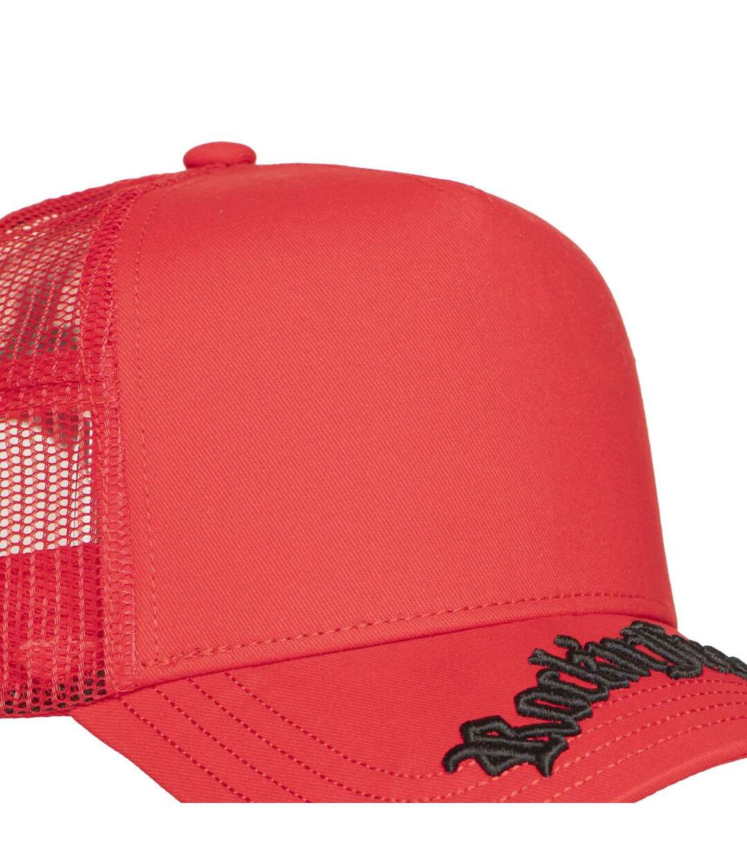 Casquette trucker avec filet et visière brodée Red Man Rock'n Free Life-3