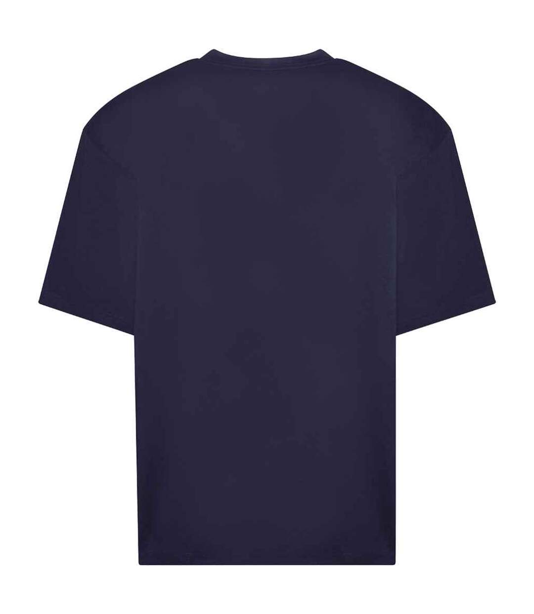 Mens 100 oversized t-shirt new french navy Awdis-2