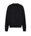 Womens/ladies logo recycled cotton crew neck sweatshirt black Heron Preston-2