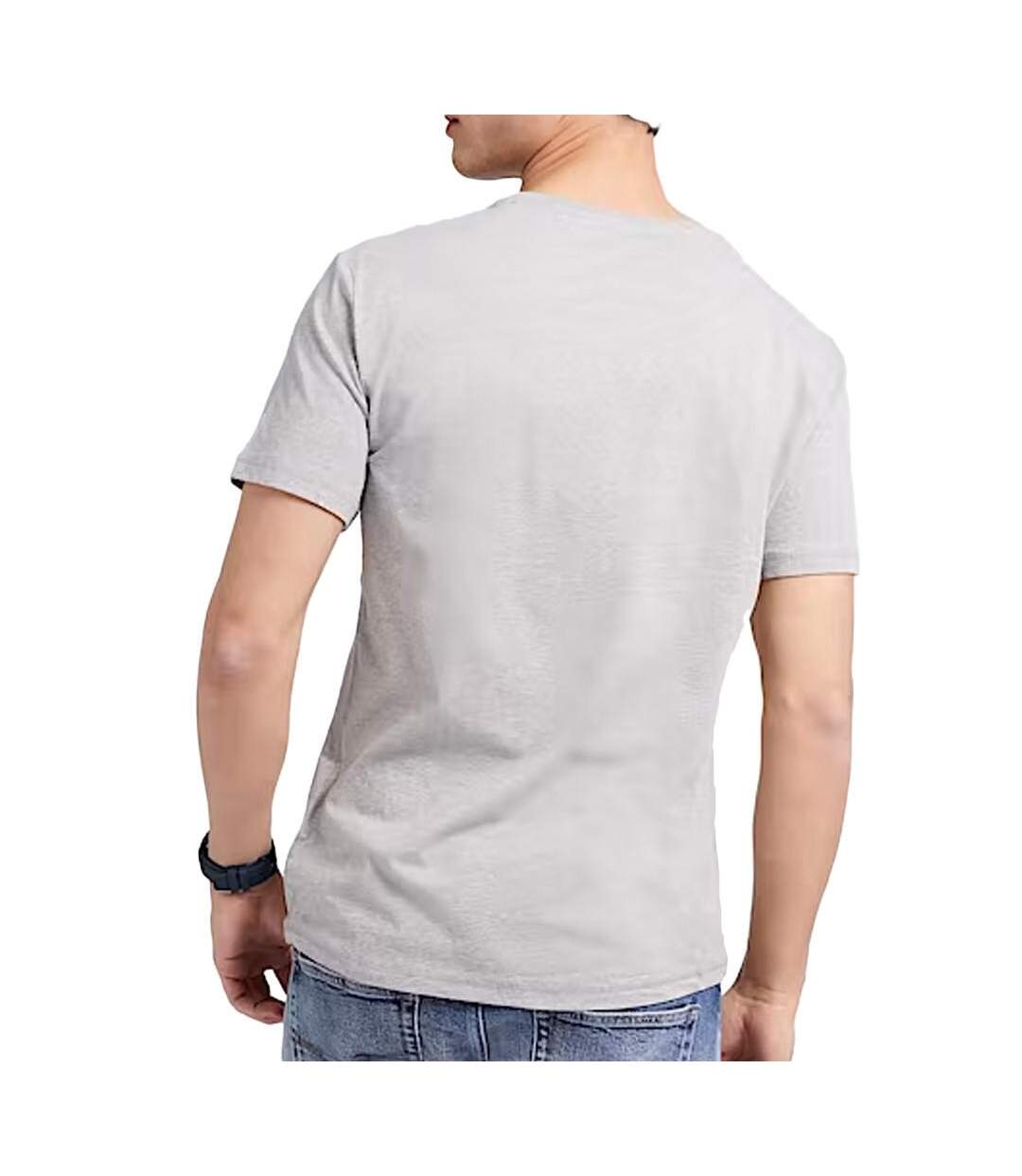 T-shirt gris homme guess blurry-2