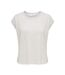 T-shirt Blanc/Beige Femme JDY CAPTAIN - L