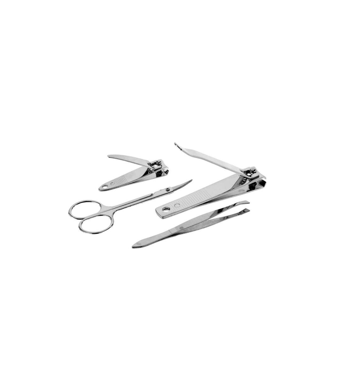 Set Manucure 4 Pièces Beauty 9cm Argent & Gris-1