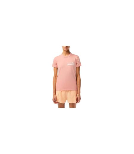 T-shirt Femme Rose Lacoste