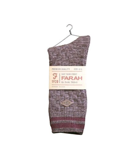 2 Pack Mens Thick Cotton Chunky Knitted formal Boot Socks