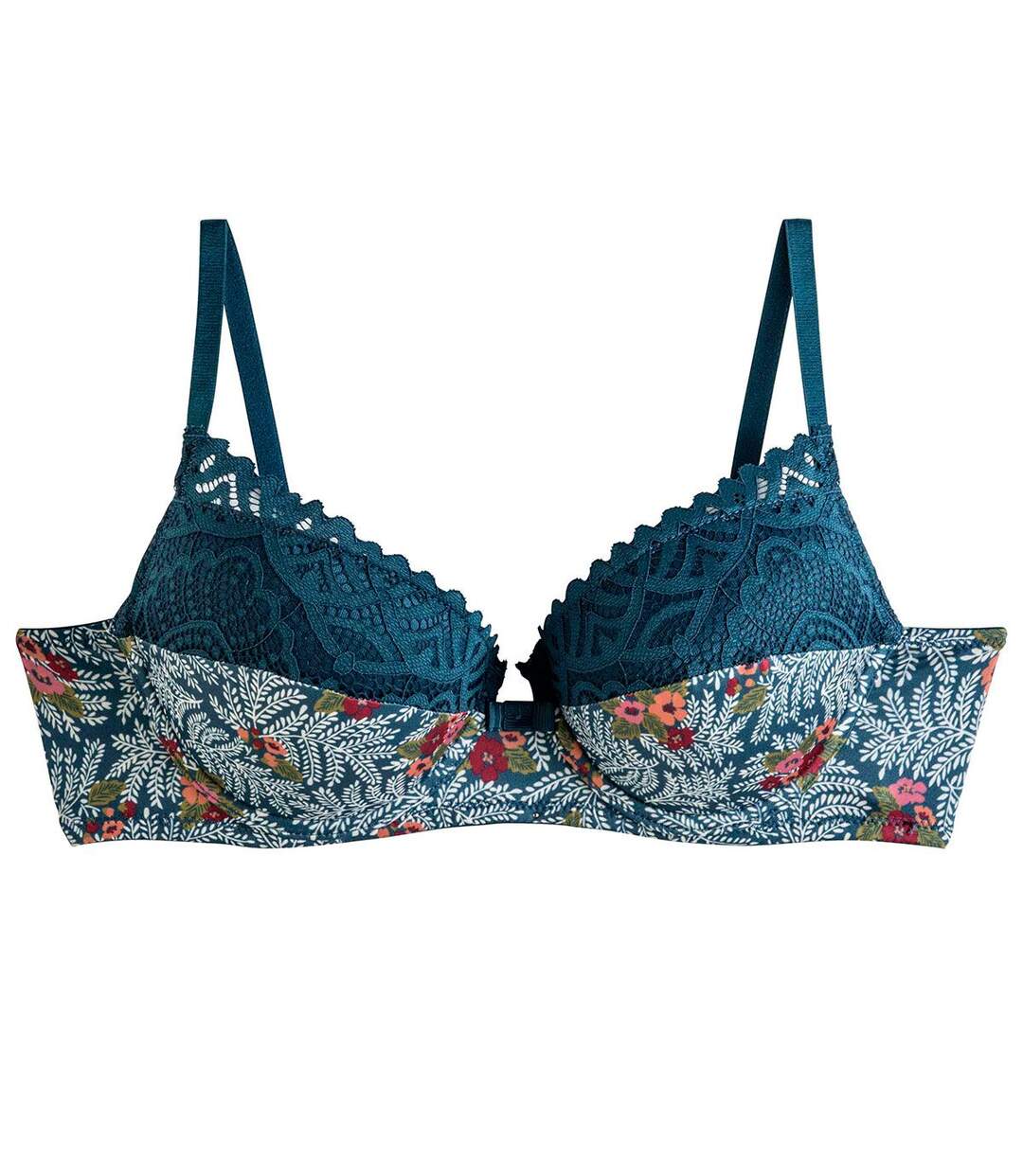 Soutien-gorge ampliforme coque moulée multico bleu Paprika