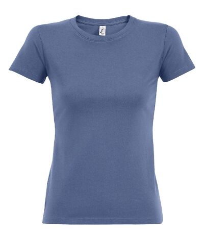 T-shirt manches courtes - Femme - 11502 - bleu