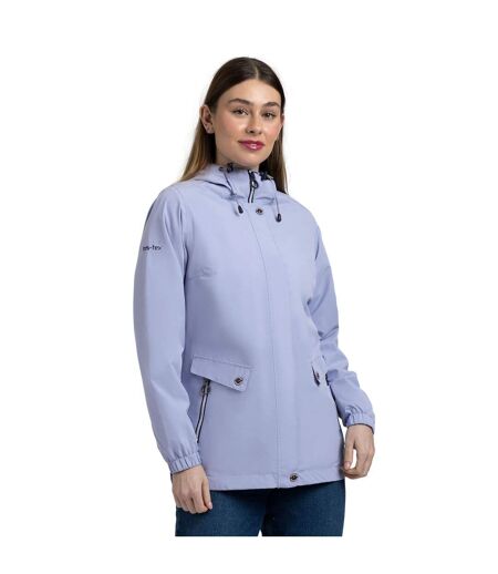 Womens/ladies flourish waterproof jacket cool blue Trespass