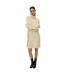 Robe-pull Femme Blanc Cassé Vero Moda-4