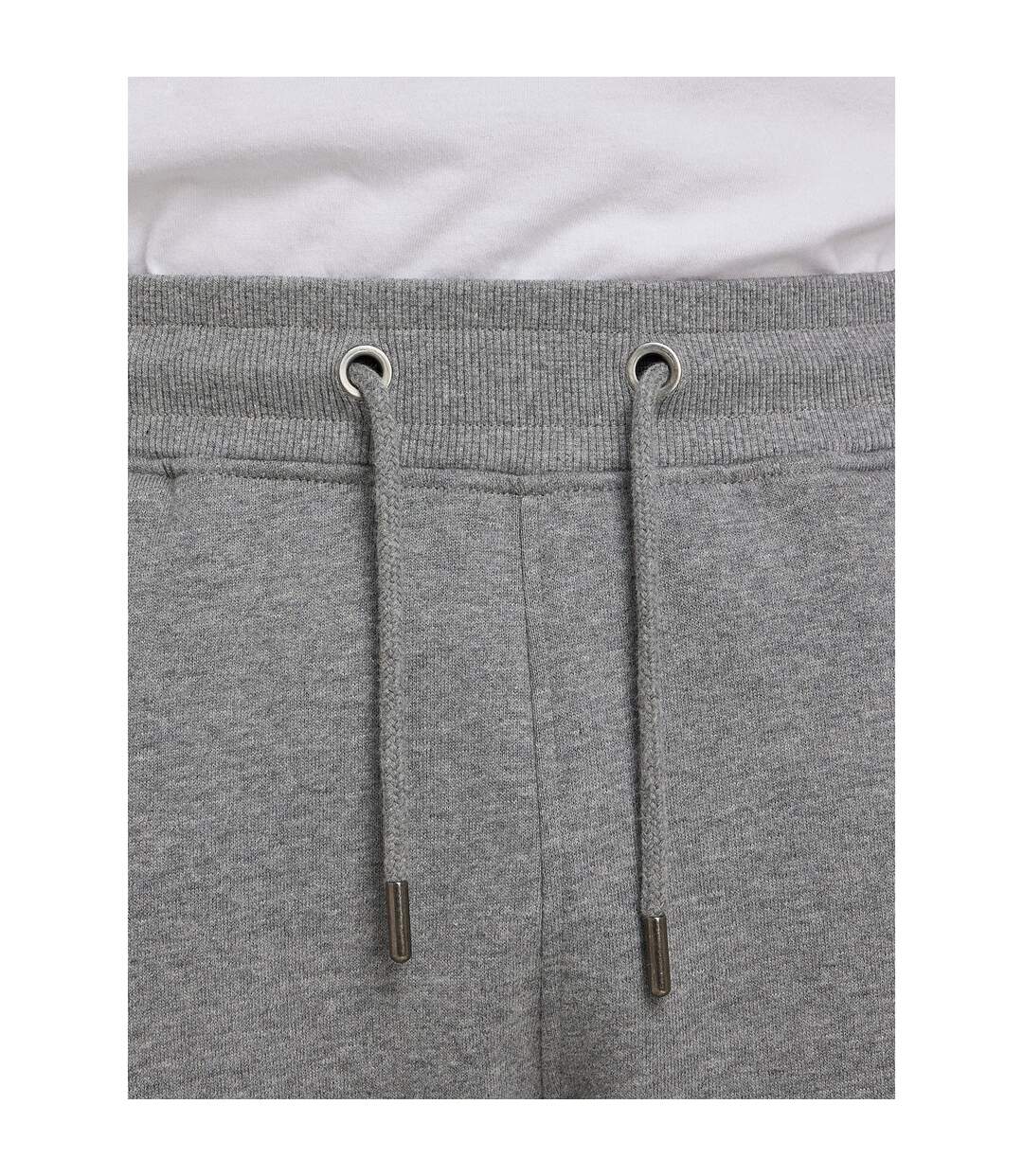 Mens Classic Jersey Shorts Grey Marl Raging Bull-3