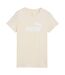T-shirt Style Logo Ess No.1 Femme Beige Puma-2
