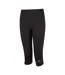 Pantacourt Motif/style Central Femme Noir Ronhill-1