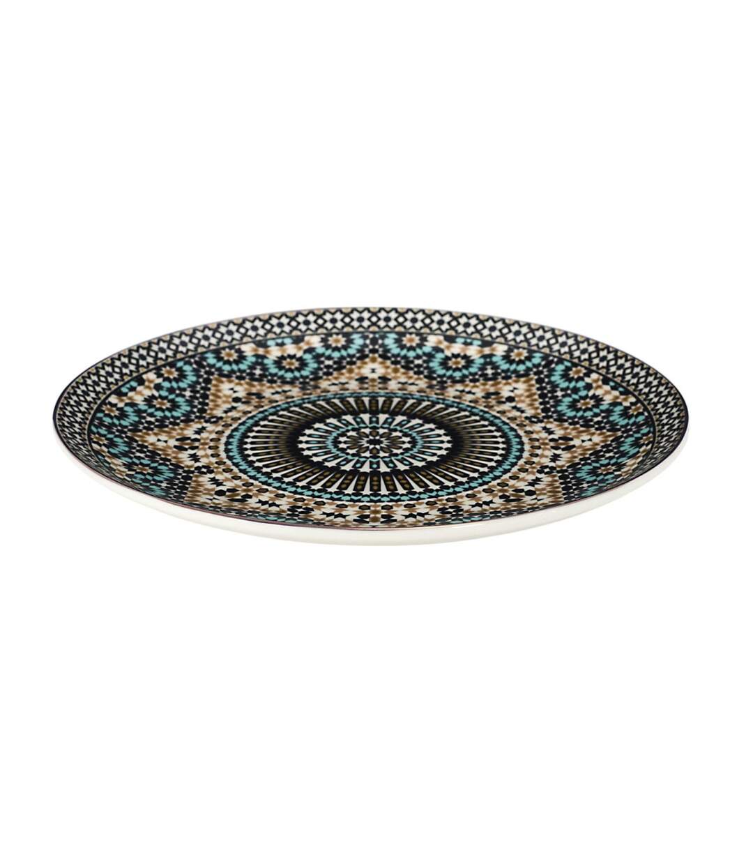 Lot de 6 Assiettes Plates Noura 26cm Multicolore-2