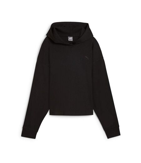 Sweat noir femme puma elevated 682503 - l