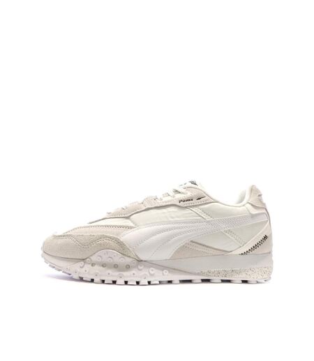 Baskets blanches/beige homme puma blktop