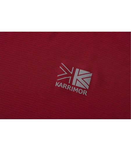 Mens Running T-shirt Burgundy Karrimor