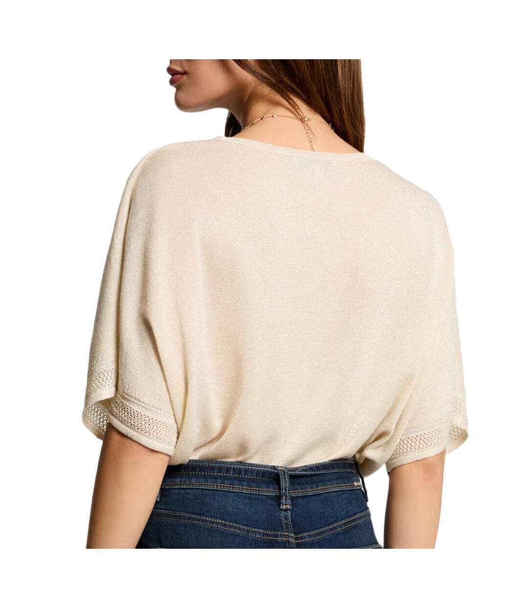 Pull écru femme morgan mchris-2