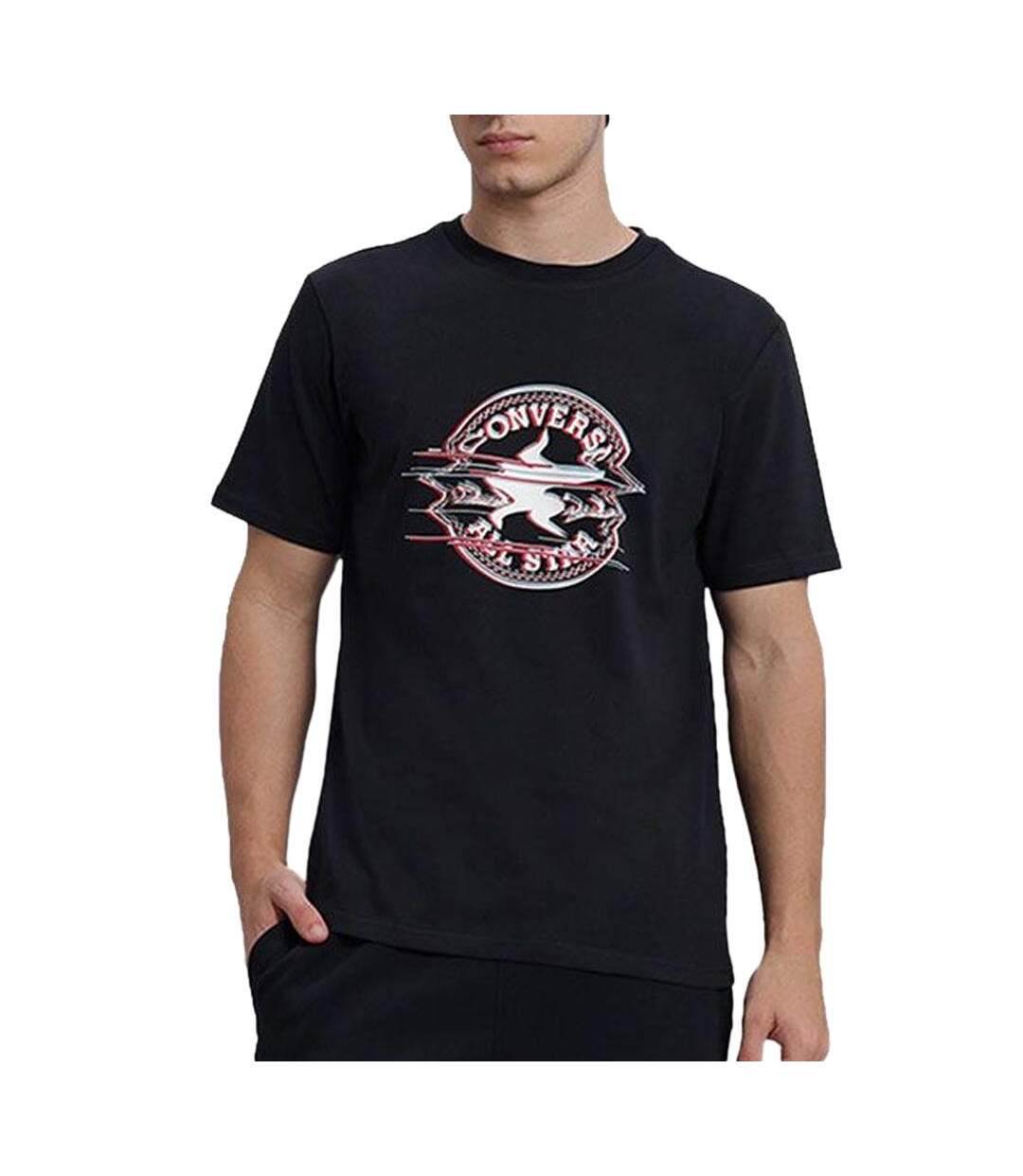 T-Shirt noir homme converse chucks-1