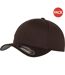 Lot de 2  casquettes de baseball homme marron Yupoong