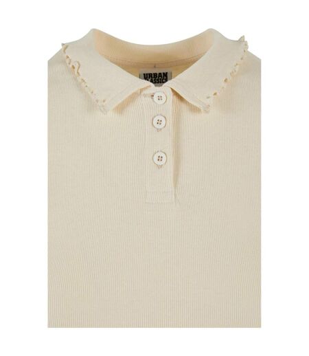 Polo Femme Sable Blanc Urban Classics
