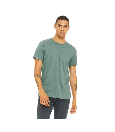 T-shirt Cvc Adulte Vieux Bleu Chiné Bella + Canvas