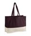 Tote Bag Earthaware Taille Unique Pourpre Beige Pâle Westford Mill-1