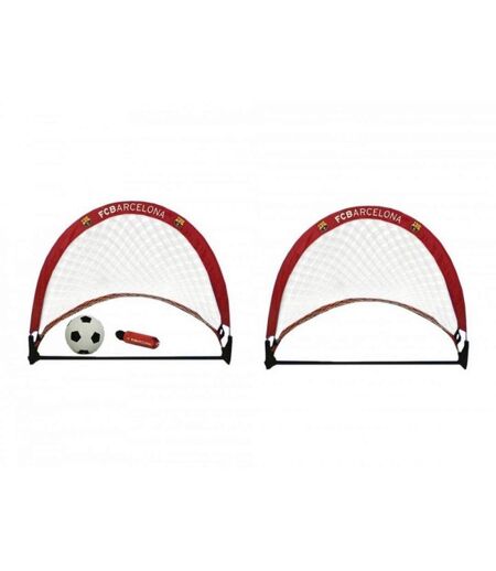 FC Barcelona Official Soccer Skills Practice Goal Set (Red) (One Size) - UTBS692