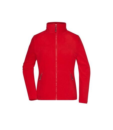 Veste Polaire Femme Rouge James And Nicholson