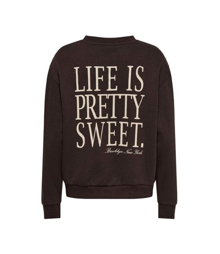 Sweat marron femme jdy nanna life